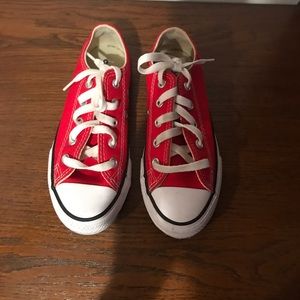 Red converse brand new